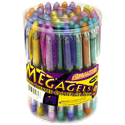 MegaGels Scented Glitter Gel Pens