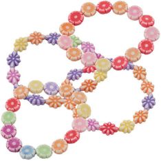 Beaded Flower Bracelet