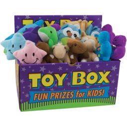 Assortment of 24 Plush Toys with Toy Chest