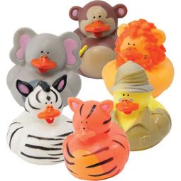 Safari Animal Rubber Ducks
