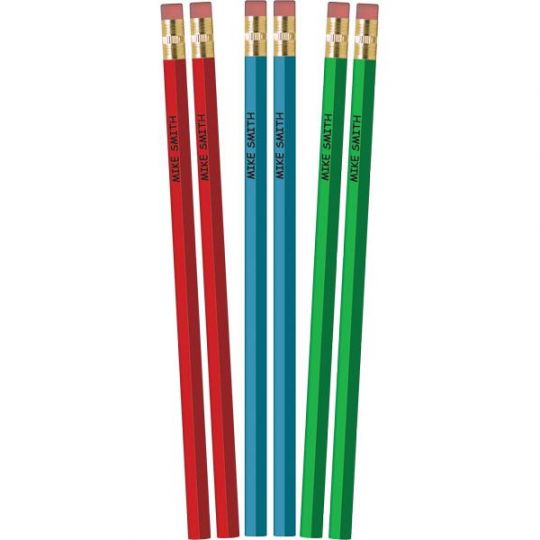 personalized pencil sets 6 pack giggletimetoys com