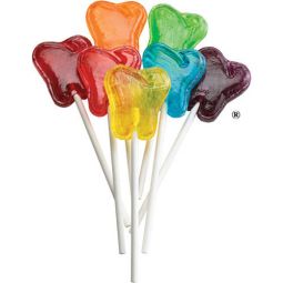 Dr. John's® Inspired Sweets® Classic Fruits Collection Tooth Shaped Lollipops