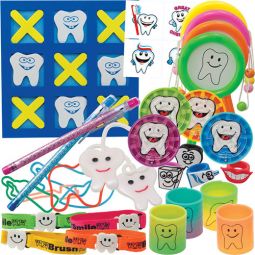 Assortment of 100 Value Dental Toys - Refill