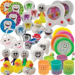 Assortment of 100 Deluxe Dental Toys - Refill