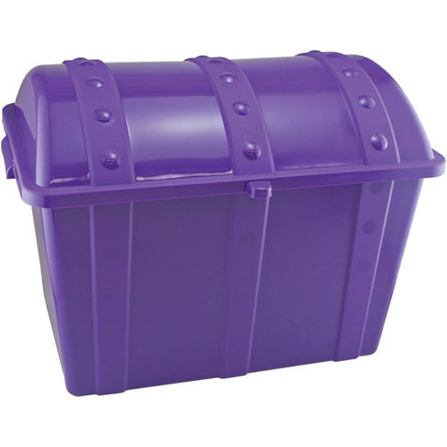 large plastic treasure chest