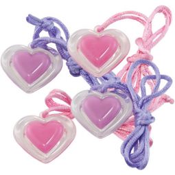 Heart Lip Gloss Necklace