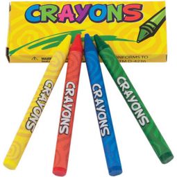 Large Crayon - 4 Pack in a Box