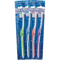 Oral Choice® Pre-Teen Compact 2® Soft Toothbrush