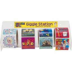 Giggle Station Sticker Roll Display