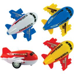 Cartoon Pull Back Airliner