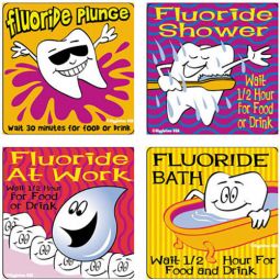 Fluoride at Work Sticker