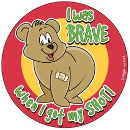 I Was Brave Sticker