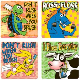 Brush & Floss Stickers