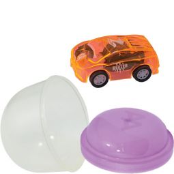 Transparent Pull Back Car in 2" Capsule