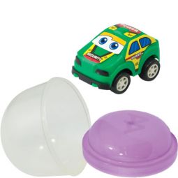 Cartoon Pull Back Cars in 2" Capsule