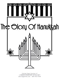 Hanukkah Coloring Pages