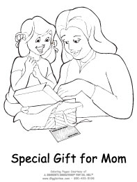 Mother's Day Coloring Pages