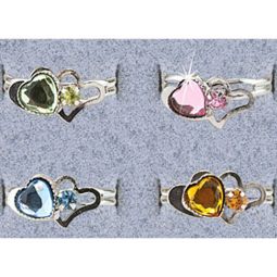 Heart Sparkle Gem Ring