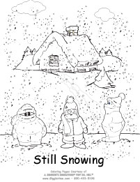 Winter Coloring Pages