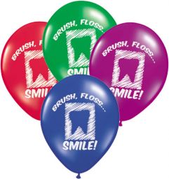 Brush, Floss... Smile! Balloon