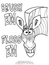 Dental Coloring Pages