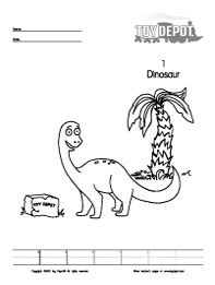 Coloring Numbers Worksheets