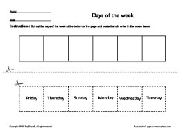 Kindergarten Learning Skills Worksheets