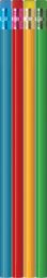 Bright Colored Pencil Assortment - Round - Blank