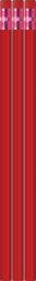 Red Pencils - Hexagon - Blank