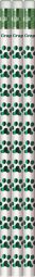 Green Paw Print Pencils