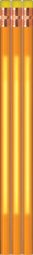 Orange Heat Activated Pencils - Blank (Orange to Neon Yellow)