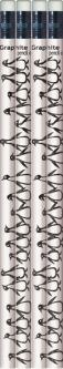 Penguins Metallic Foil Pencils