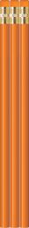 Orange Pencils - Round - Blank