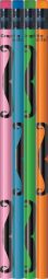Mustache Metallic Foil Pencils
