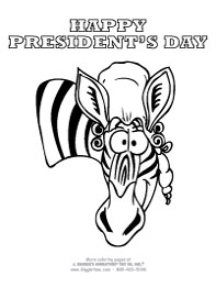 Presidents Day Coloring Pages