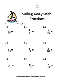 Sailing Fractions