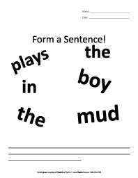 Form a Sentence