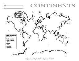 Fourth Grade - Continents