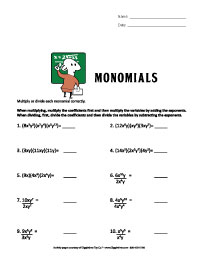 Monomials