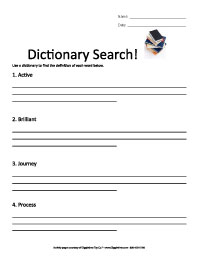 Dictionary Search